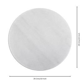 10 Inch White Marble Chakla Belan Set