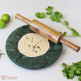 9 Inch Green Marble Chakla Belan Set