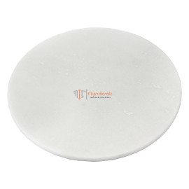 9 Inch White Marble Chakla Belan Set