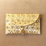 Golden Handmade Ethnic Clutches for Women