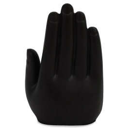 Black and Gold Ganesha Idol with Palm