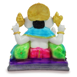 Handpainted Colorful Lord Ganesha Idol for Home Decor, Office and Temple