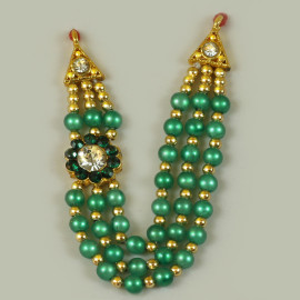M18 Laddu Gopal Mala Set in Single Colour Pearl and Big Diamond - Pack of 6