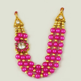 M18 Laddu Gopal Mala Set in Single Colour Pearl and Big Diamond - Pack of 6