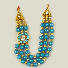 M18 Laddu Gopal Mala Set in Single Colour Pearl and Big Diamond - Pack of 6