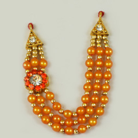 M18 Laddu Gopal Mala Set in Single Colour Pearl and Big Diamond - Pack of 6