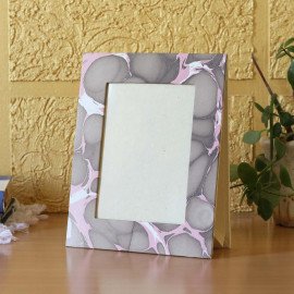 Gray Color Splash Handmade Photo Frames