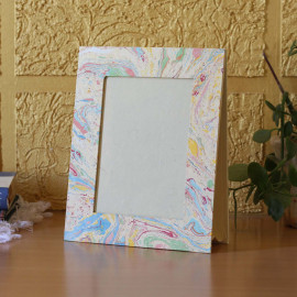 Multicolored Waves Prints Handmade Photo Frames