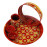 Red Small Flowers Karwa Chauth Thali Set